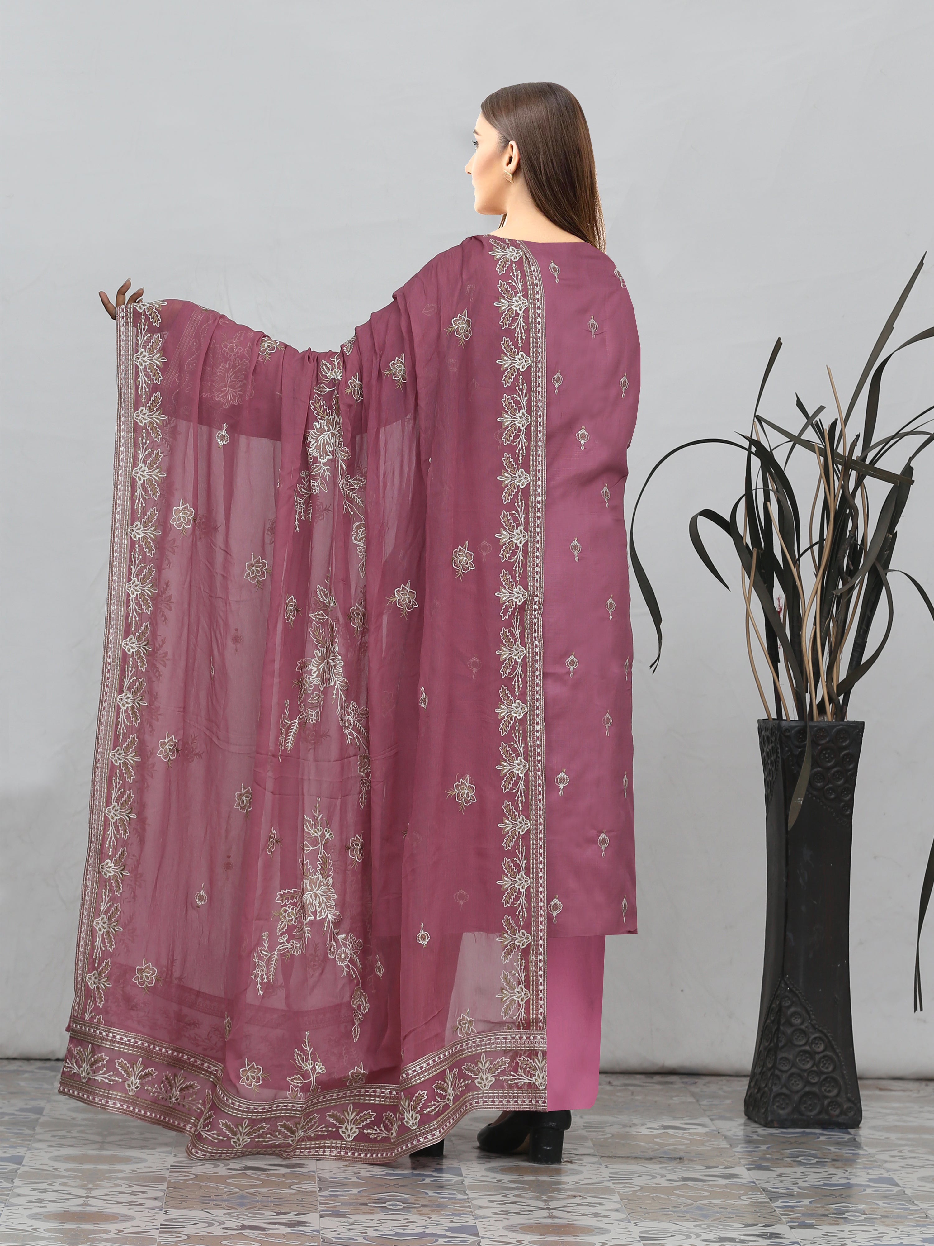 ZEBAISH 886-C (Unstitched Doria Viscose Collection)